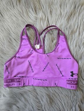 Under Armour Girls Purple Sports Bra